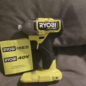 Ryobi 40V Impact Driver in Black and Yellow
